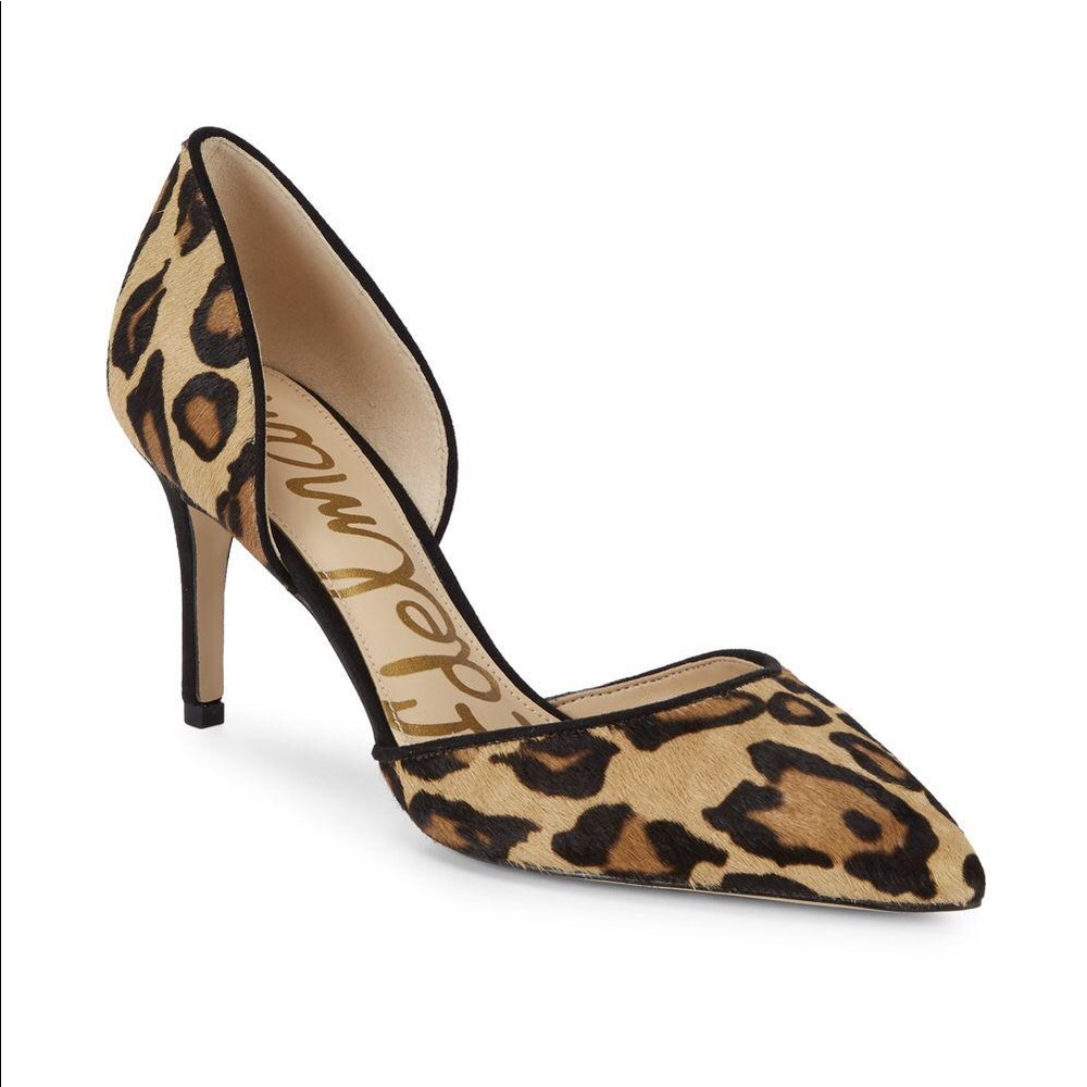 Women's Telsa Animal Printed Fur D'orsay Pumps
